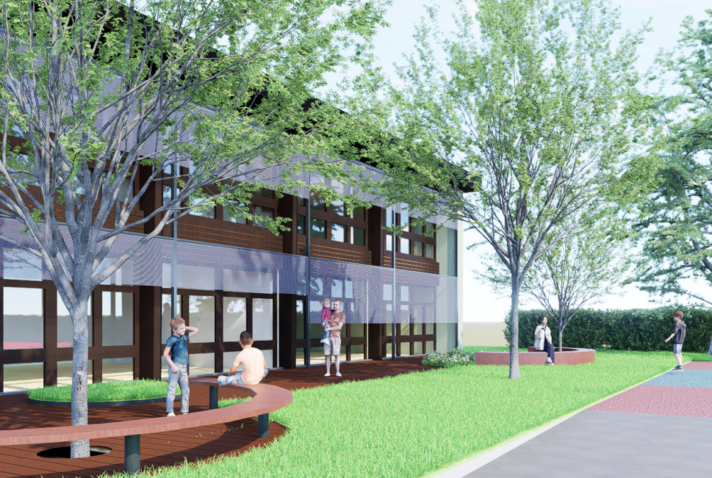 Mesures d&rsquo;ombrages pour un pavillon scolaire